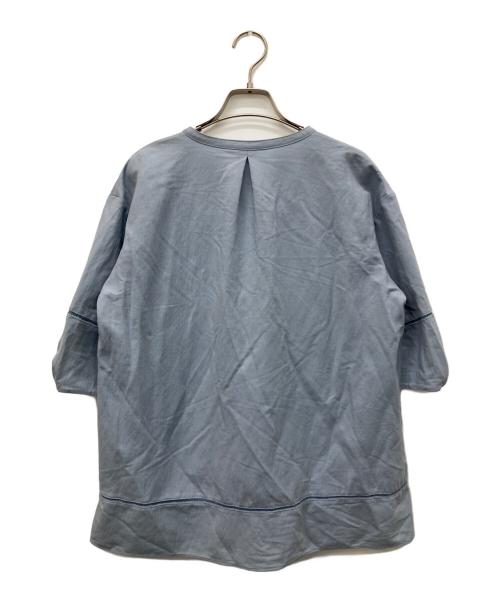J.PRESS（ジェイプレス）J.PRESS (ジェイプレス) ナチュラルジャージー カットソー ブルー サイズ:Freeの古着・服飾アイテム