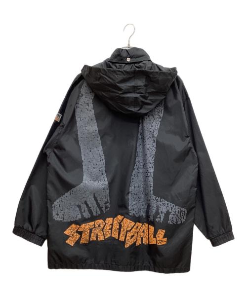 adidas（アディダス）adidas (アディダス) STREETBALL/万国旗タグナイロンジャケット ブラック サイズ:Mの古着・服飾アイテム