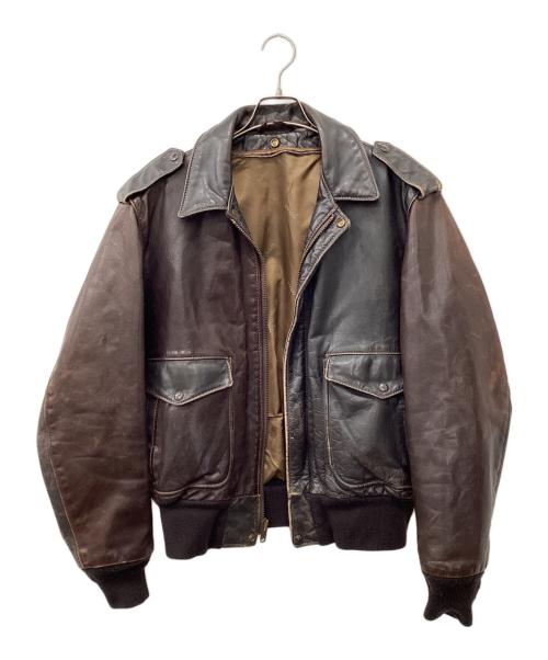 Schott（ショット）Schott (ショット) A-2 Type フライトジャケット ブラウン サイズ:SIZE 42の古着・服飾アイテム