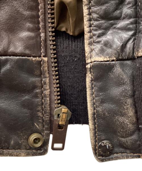 Schott（ショット）Schott (ショット) A-2 Type フライトジャケット ブラウン サイズ:SIZE 42の古着・服飾アイテム