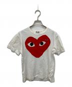 PLAY COMME des GARCONSプレイコムデギャルソン）の古着「Tシャツ」｜ホワイト
