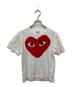 PLAY COMME des GARCONS（プレイコムデギャルソン）の古着「Tシャツ」｜ホワイト