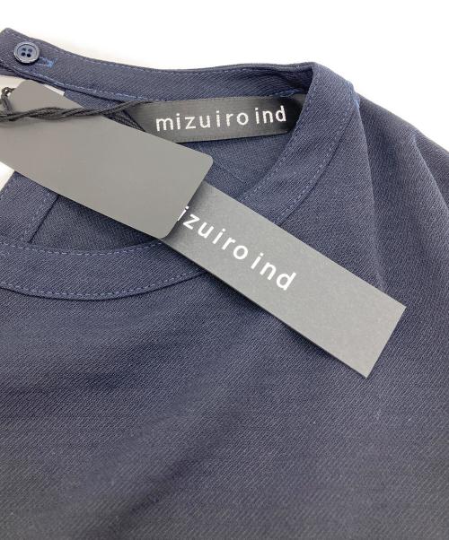 mizuiro-ind（ミズイロインド）mizuiro-ind (ミズイロインド) 半袖ワンピース ネイビー サイズ:表記無しの古着・服飾アイテム