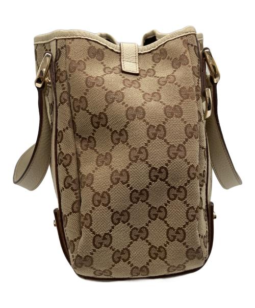 GUCCI（グッチ）GUCCI (グッチ) アビー GGキャンバス トートバッグ ベージュ サイズ:下記参照の古着・服飾アイテム