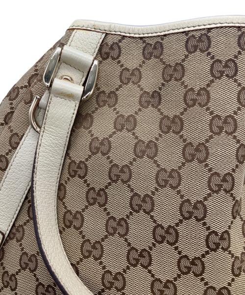 GUCCI（グッチ）GUCCI (グッチ) アビー GGキャンバス トートバッグ ベージュ サイズ:下記参照の古着・服飾アイテム