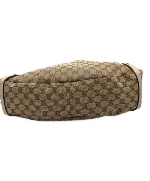 GUCCI（グッチ）GUCCI (グッチ) アビー GGキャンバス トートバッグ ベージュ サイズ:下記参照の古着・服飾アイテム