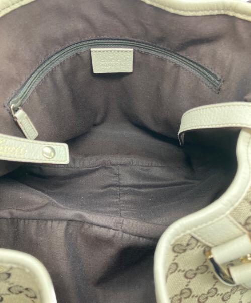 GUCCI（グッチ）GUCCI (グッチ) アビー GGキャンバス トートバッグ ベージュ サイズ:下記参照の古着・服飾アイテム