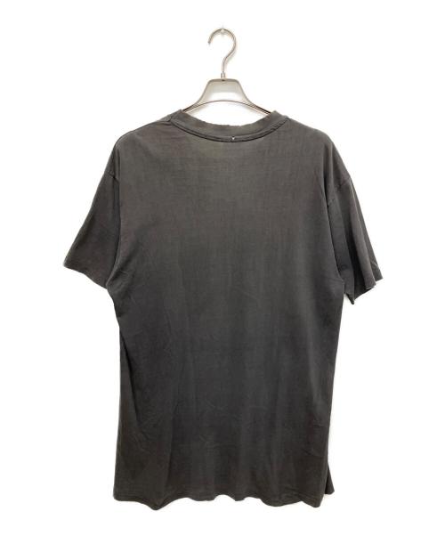 Hanes（ヘインズ）Hanes (ヘインズ) 90ｓウルフプリントデストロイTシャツ ブラック サイズ:XLの古着・服飾アイテム