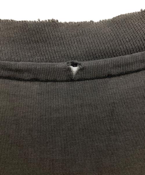 Hanes（ヘインズ）Hanes (ヘインズ) 90ｓウルフプリントデストロイTシャツ ブラック サイズ:XLの古着・服飾アイテム