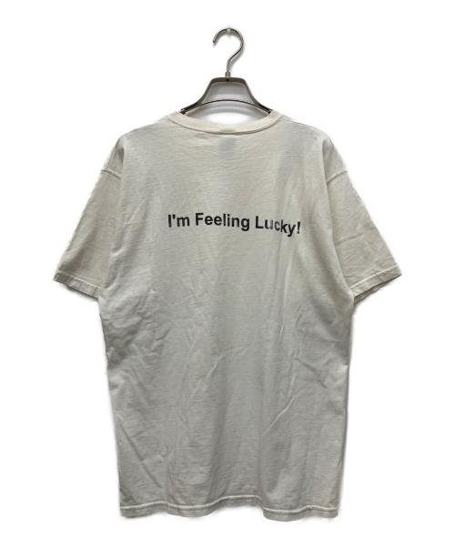 FRUIT OF THE LOOM（フルーツオブザルーム）FRUIT OF THE LOOM (フルーツオブザルーム) Googleプリント 企業Tシャツ ホワイト サイズ:Mの古着・服飾アイテム