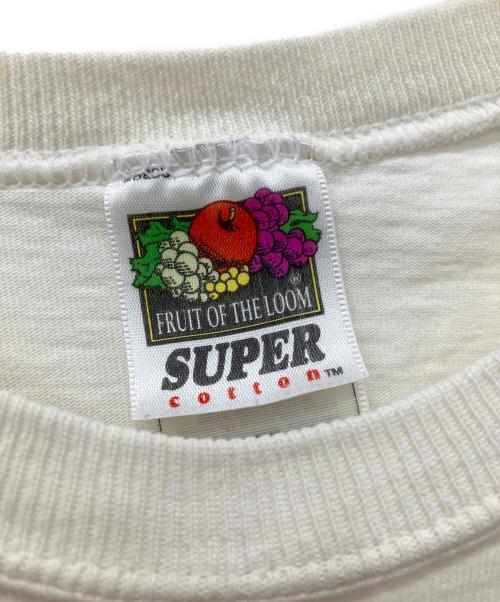 FRUIT OF THE LOOM（フルーツオブザルーム）FRUIT OF THE LOOM (フルーツオブザルーム) Googleプリント 企業Tシャツ ホワイト サイズ:Mの古着・服飾アイテム