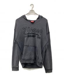 DIESEL（ディーゼル）の古着「S-BOXT-HOOD-RAW」｜グレー