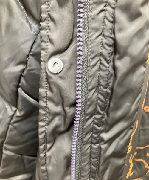 BALMAIN（バルマン）BALMAIN (バルマン) ブルーフォックスファーダウンコート ブラウン サイズ:Lの古着・服飾アイテム