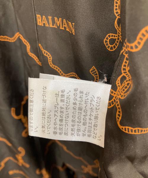 BALMAIN（バルマン）BALMAIN (バルマン) ダウンコート ブラウン サイズ:Lの古着・服飾アイテム