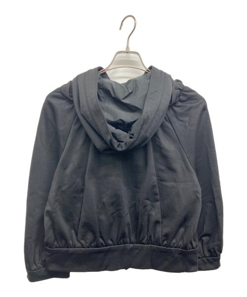TO BE CHIC（トゥービーシック）TO BE CHIC (トゥービーシック) ジップパーカー ブラック サイズ:40の古着・服飾アイテム