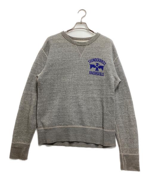 McCOY'S（マッコイズ）McCOY'S (マッコイズ) Vガゼットスウェット グレー サイズ:XLの古着・服飾アイテム