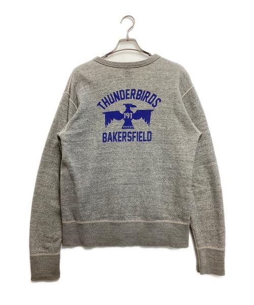 McCOY'S（マッコイズ）McCOY'S (マッコイズ) Vガゼットスウェット グレー サイズ:XLの古着・服飾アイテム