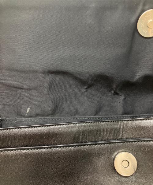 courreges（クレージュ）courreges (クレージュ) スクエアワンハンドバッグ ブラックの古着・服飾アイテム