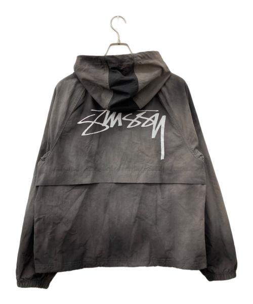 stussy（ステューシー）stussy (ステューシー) Wave Dye Beach Shell グレー サイズ:Mの古着・服飾アイテム