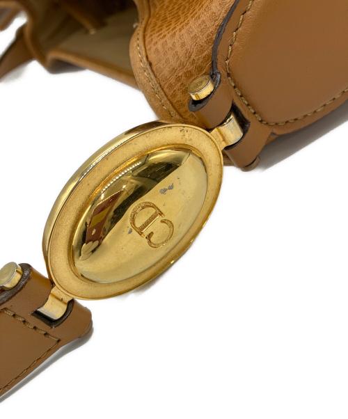 Christian Dior（クリスチャン ディオール）Christian Dior (クリスチャン ディオール) 巾着CDロゴショルダーバッグ ベージュ サイズ:下記参照の古着・服飾アイテム