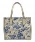 GUCCI (グッチ) ハーバリウムGGトートバッグ ホワイト×ブルー サイズ:下記参照：30000円