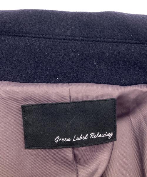 green label relaxing（グリーンレーベルリラクシング）green label relaxing (グリーンレーベルリラクシング) メタルボタン Pコート ネイビー サイズ:40の古着・服飾アイテム