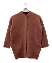 ELENDEEK（エレンディーク）の古着「ラクーンMIXカーディガン」｜ピンク