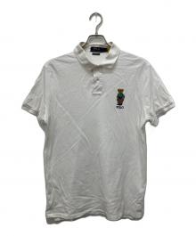 POLO RALPH LAUREN（ポロ・ラルフローレン）の古着「ポロベアポロシャツ」｜ホワイト