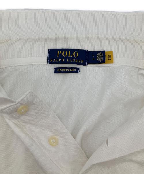 POLO RALPH LAUREN（ポロ・ラルフローレン）POLO RALPH LAUREN (ポロ・ラルフローレン) ポロベアポロシャツ ホワイト サイズ:Lの古着・服飾アイテム