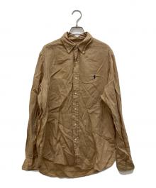 POLO RALPH LAUREN（ポロ・ラルフローレン）の古着「リネンシャツ」｜ブラウン