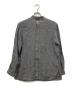 MACKINTOSH LONDON（マッキントッシュ ロンドン）の古着「バンドカラーリネンシャツ」｜グレー