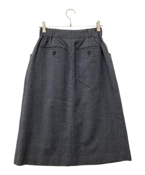 MARGARET HOWELL（マーガレットハウエル）MARGARET HOWELL (マーガレットハウエル) FLANNEL WOOLスカート グレーの古着・服飾アイテム