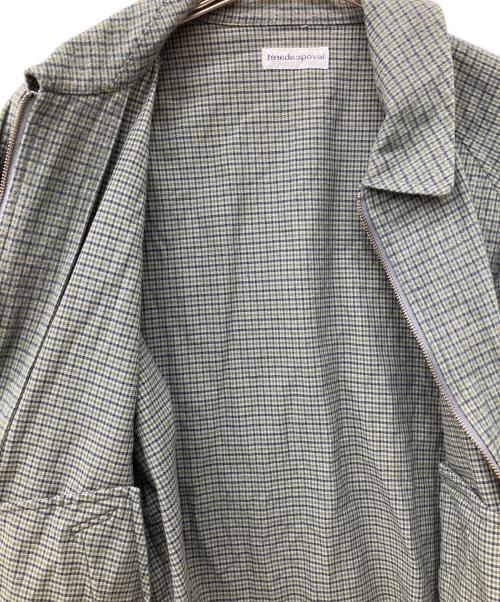 Cabaret Poval（キャバレーポバール）Cabaret Poval (キャバレーポバール) FLANNEL STAIN SHIRT グリーン サイズ:XLの古着・服飾アイテム