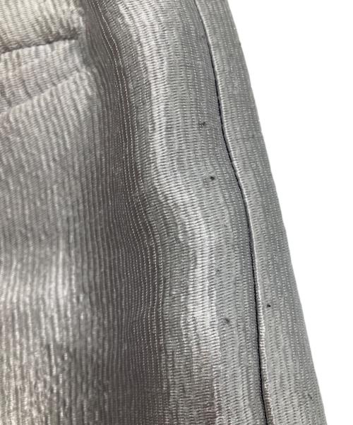 ASTRAET（アストラット）ASTRAET (アストラット) シャイニー ソクショウ ワイドパンツ シルバーの古着・服飾アイテム