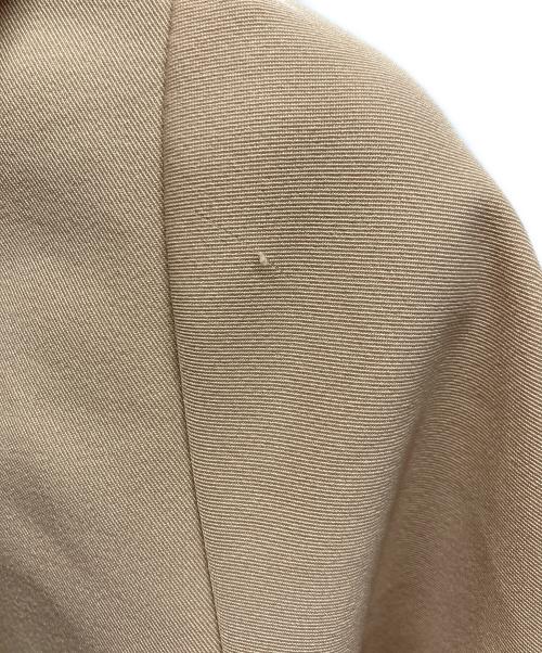 JUSGLITTY（ジャスグリッティー）JUSGLITTY (ジャスグリッティー) フード付きロングブルゾン ベージュ サイズ:Mの古着・服飾アイテム