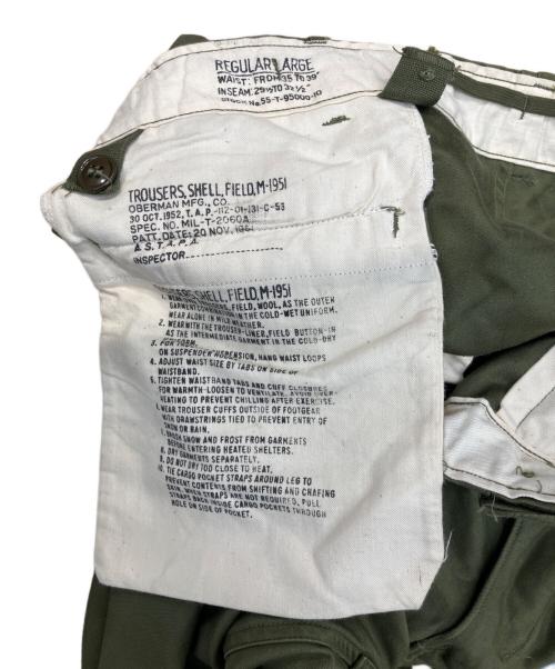 US ARMY（ユーエスアーミー）US ARMY (ユーエスアーミー) 50's M-51 FIELD PANTS オリーブ サイズ:Lの古着・服飾アイテム