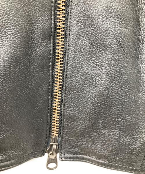 HARLEY-DAVIDSON（ハーレーダビッドソン）HARLEY-DAVIDSON (ハーレーダビッドソン) シングルライダースレザージャケット ブラック サイズ:Ｍの古着・服飾アイテム