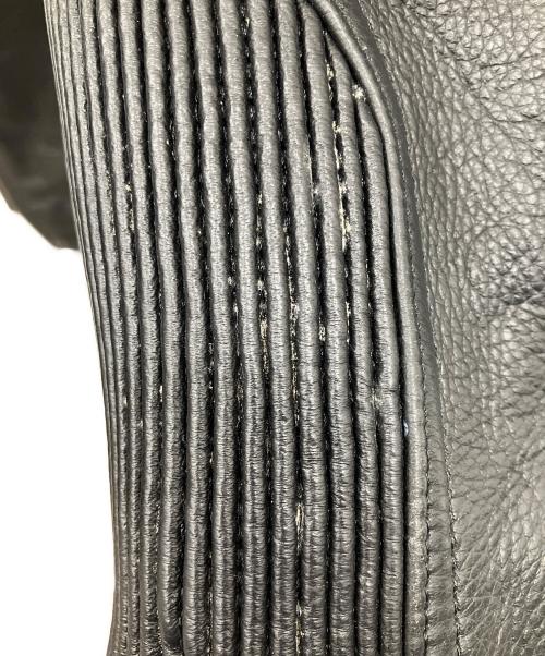 HARLEY-DAVIDSON（ハーレーダビッドソン）HARLEY-DAVIDSON (ハーレーダビッドソン) シングルライダースレザージャケット ブラック サイズ:Ｍの古着・服飾アイテム