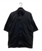 TAAKKターク）の古着「HIGH NECK ZIP TEE」｜ブラック