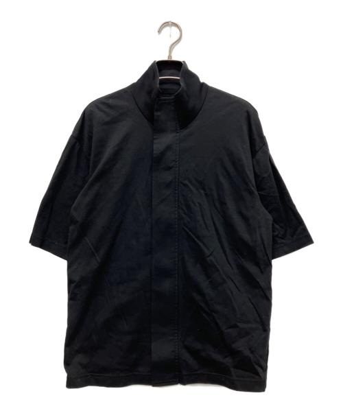TAAKK（ターク）TAAKK (ターク) HIGH NECK ZIP TEE ブラック サイズ:2の古着・服飾アイテム