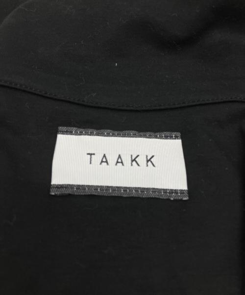 TAAKK（ターク）TAAKK (ターク) HIGH NECK ZIP TEE ブラック サイズ:2の古着・服飾アイテム