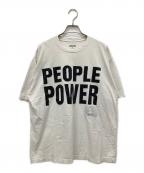 NEIGHBORHOOD×KATHARINE HAMNETTネイバーフッド×キャサリンハムネット）の古着「スローガンTシャツ」｜ホワイト