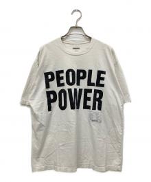 NEIGHBORHOOD×KATHARINE HAMNETT（ネイバーフッド×キャサリンハムネット）の古着「スローガンTシャツ」｜ホワイト