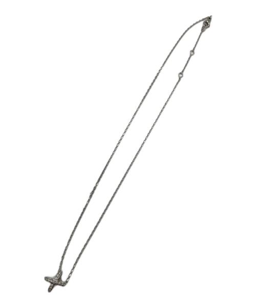 CHAUMET（ショーメ）CHAUMET (ショーメ) K18ホワイトゴールドダイヤネックレス シルバーの古着・服飾アイテム