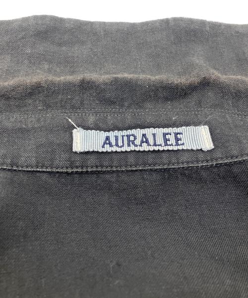 AURALEE（オーラリー）AURALEE (オーラリー) 19SS LINEN GABARDINE OVER SHIRTS チャコールグレー サイズ:5の古着・服飾アイテム