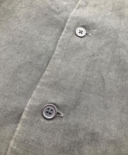 AURALEE（オーラリー）AURALEE (オーラリー) 19SS LINEN GABARDINE OVER SHIRTS チャコールグレー サイズ:5の古着・服飾アイテム