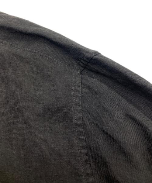 AURALEE（オーラリー）AURALEE (オーラリー) 19SS LINEN GABARDINE OVER SHIRTS チャコールグレー サイズ:5の古着・服飾アイテム