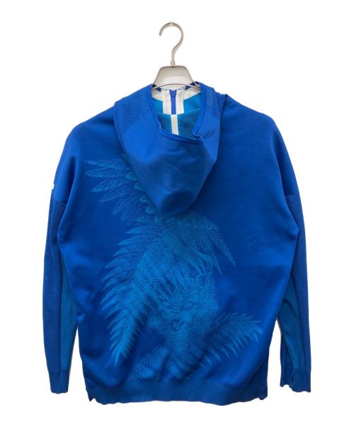 adidas（アディダス）adidas (アディダス) オールブラックスRWCアンセムジャケット ブルー サイズ:4XOの古着・服飾アイテム