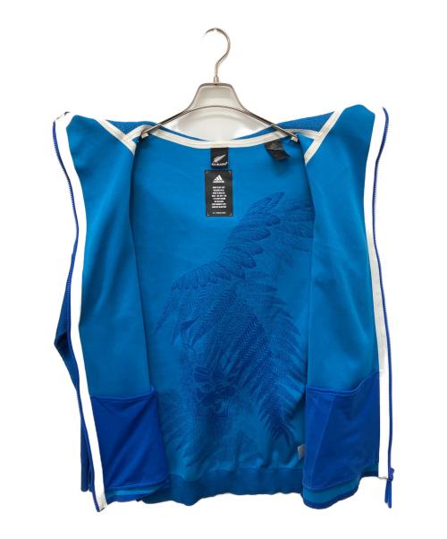 adidas（アディダス）adidas (アディダス) オールブラックスRWCアンセムジャケット ブルー サイズ:4XOの古着・服飾アイテム
