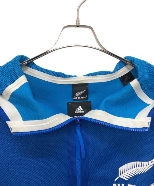 adidas（アディダス）adidas (アディダス) オールブラックスRWCアンセムジャケット ブルー サイズ:4XOの古着・服飾アイテム